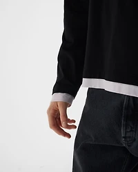 Long-sleeved cotton T-shirt