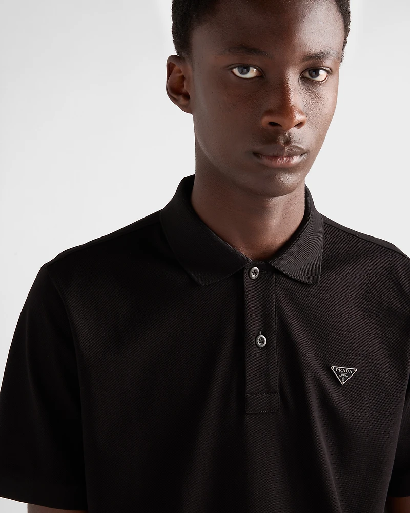 Piqué polo shirt