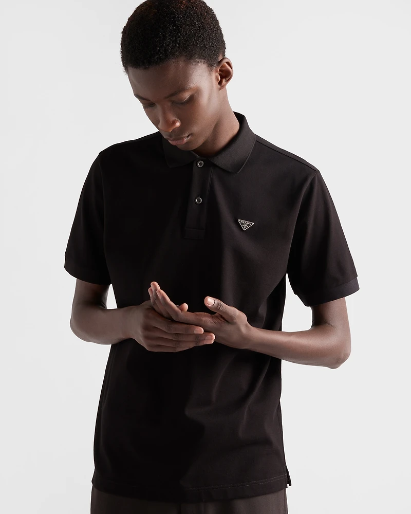 Piqué polo shirt
