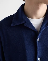 Short-sleeved terry shirt
