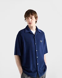 Short-sleeved terry shirt