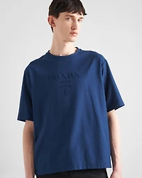 Technical cotton T-shirt