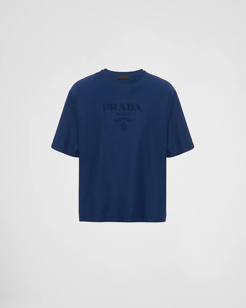 Technical cotton T-shirt