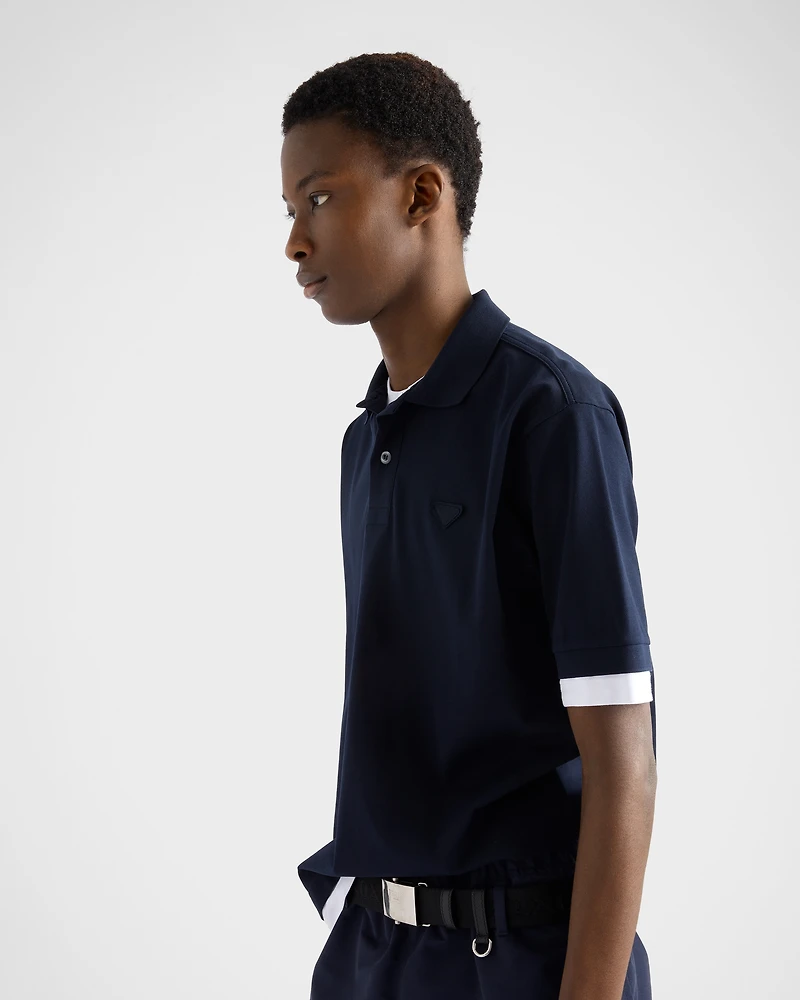 Cotton polo shirt