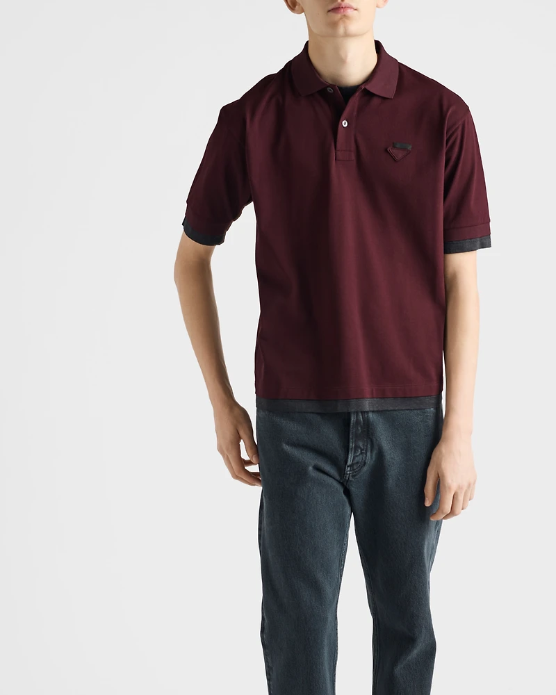 Cotton polo shirt