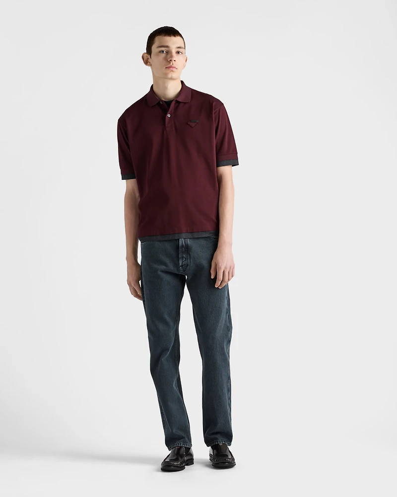 Cotton polo shirt