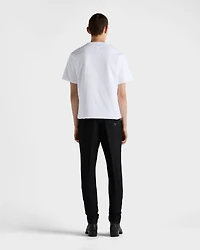 Padded cotton T-shirt