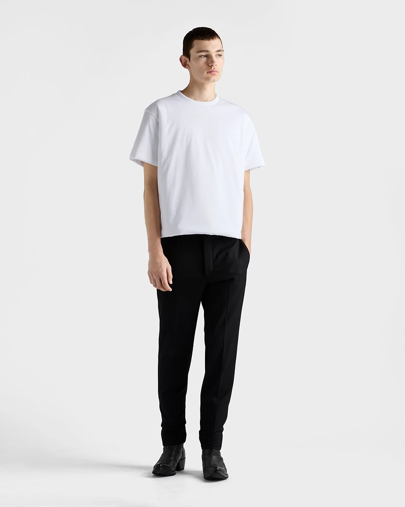 Padded cotton T-shirt