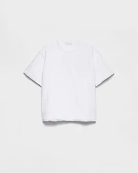 Padded cotton T-shirt