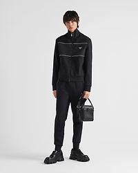 Sweatpants with Re-Nylon details