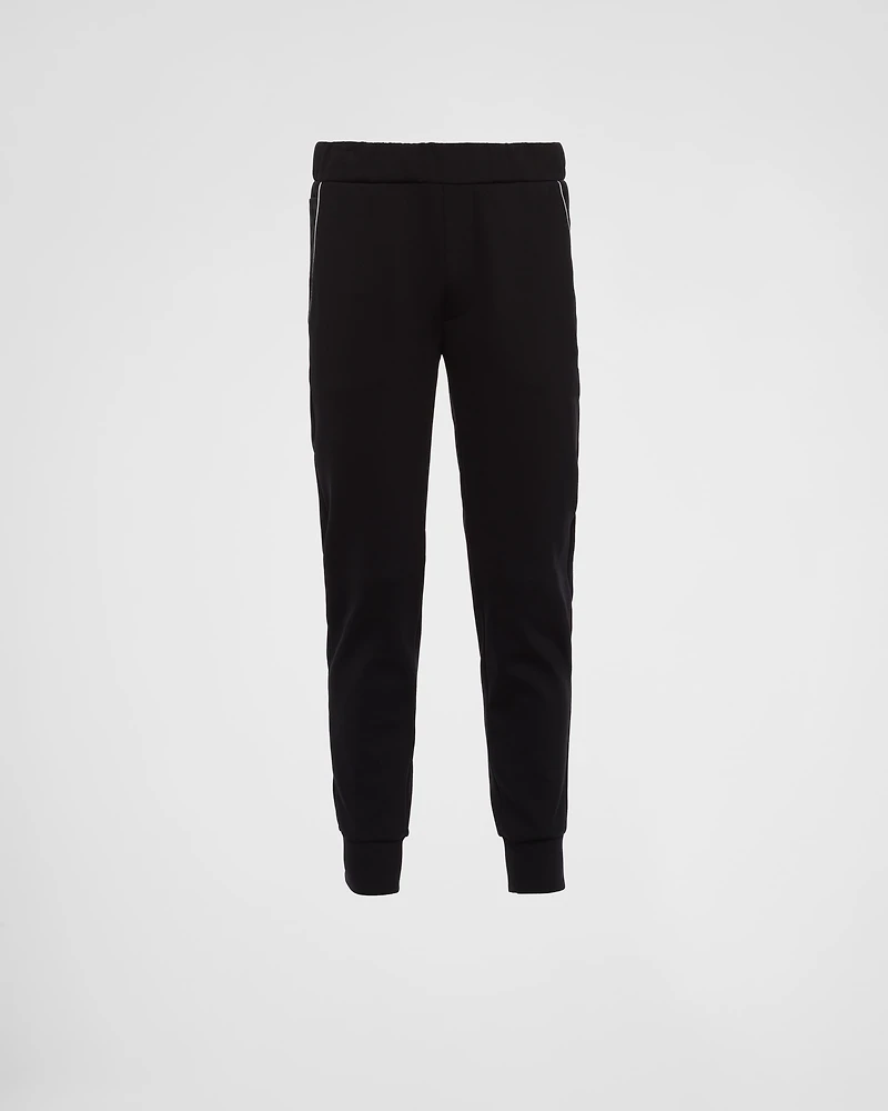Sweatpants with Re-Nylon details
