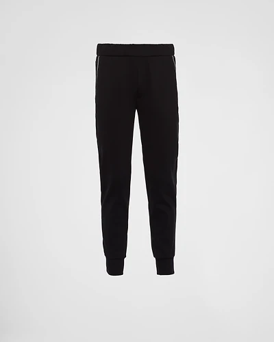 Sweatpants with Re-Nylon details