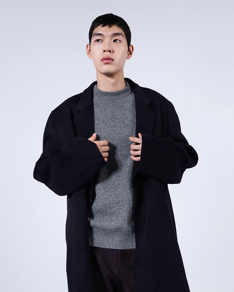 Short-sleeved Re-Cashmere sweater