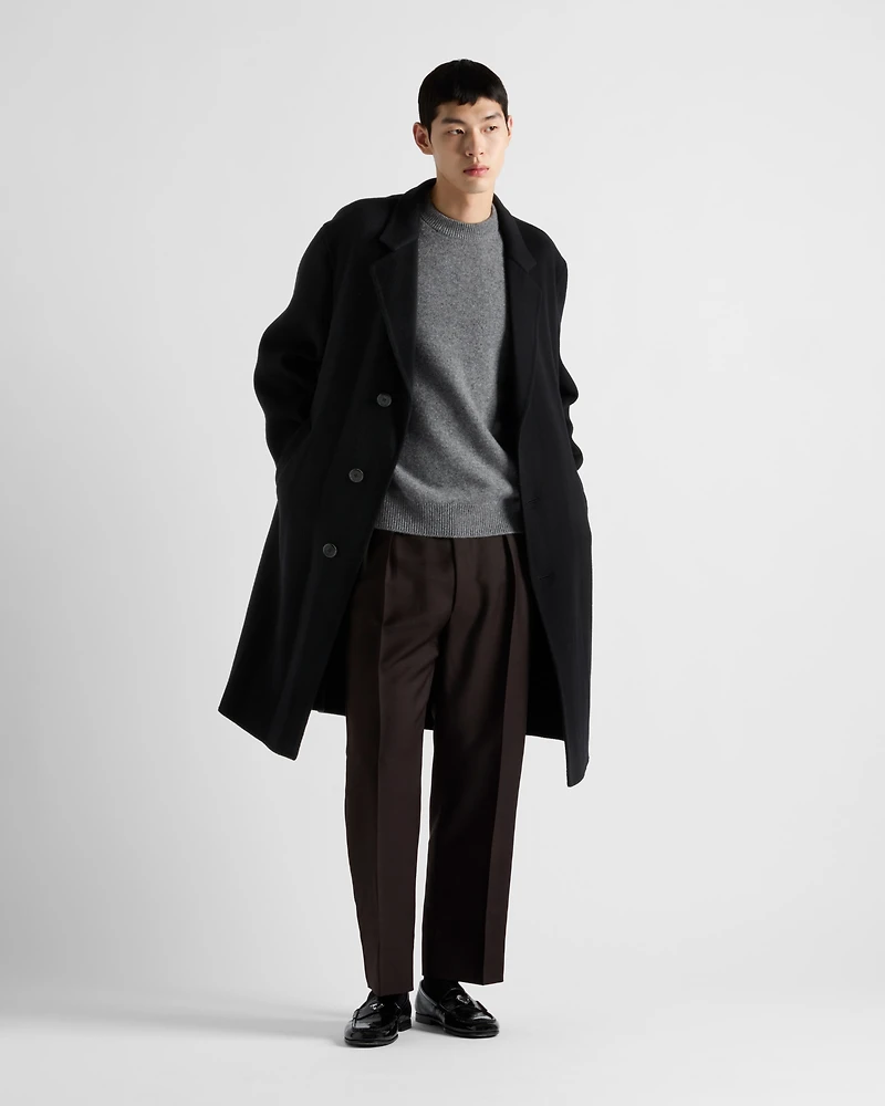 Short-sleeved Re-Cashmere sweater