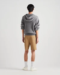 Cashmere knit hoodie
