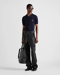 Cashmere polo shirt