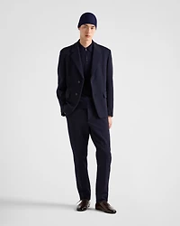 Superfine wool polo shirt
