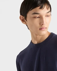 Cotton crew-neck sweater