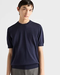 Cotton crew-neck sweater