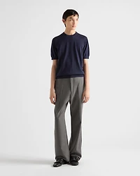 Cotton crew-neck sweater