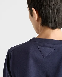 Cotton crew-neck sweater