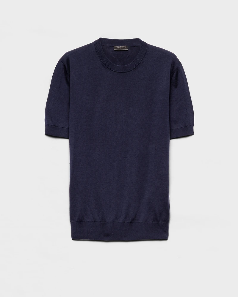 Cotton crew-neck sweater