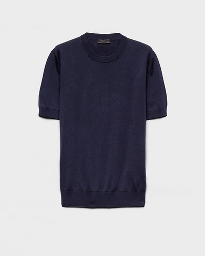 Cotton crew-neck sweater