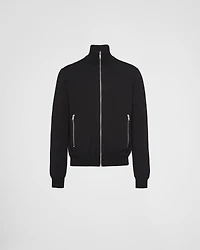 Reversible wool and Re-Nylon jacket