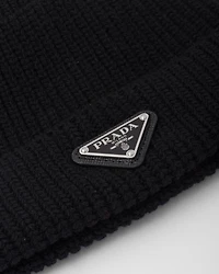 Wool and cashmere beanie