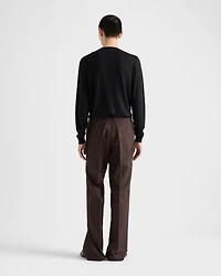 Cashmere and silk crew-neck sweater