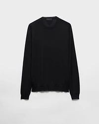Cashmere and silk crew-neck sweater