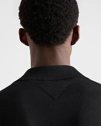 Cashmere and silk polo shirt