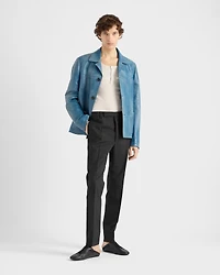Long-sleeved cashmere and silk sweater
