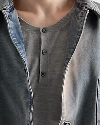 Long-sleeved cashmere and silk sweater