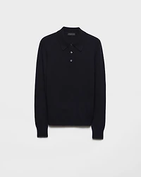 Cashmere polo shirt