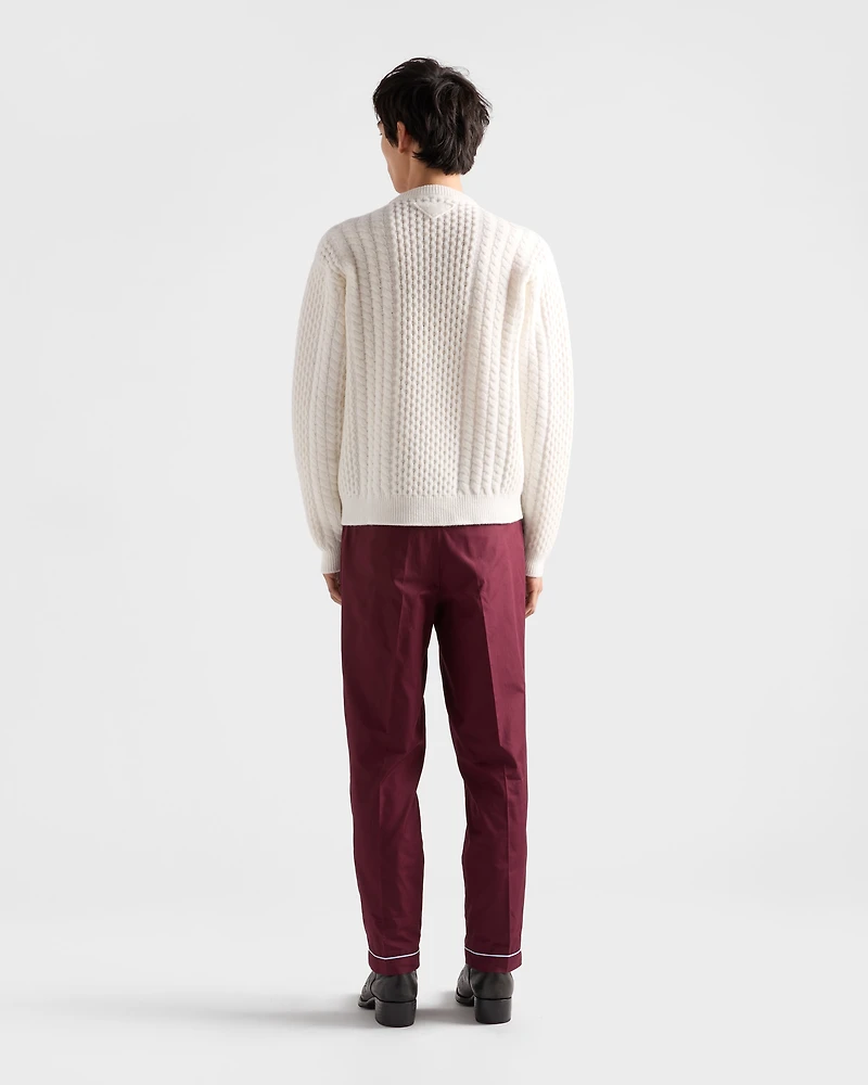 Wool crew-neck sweater