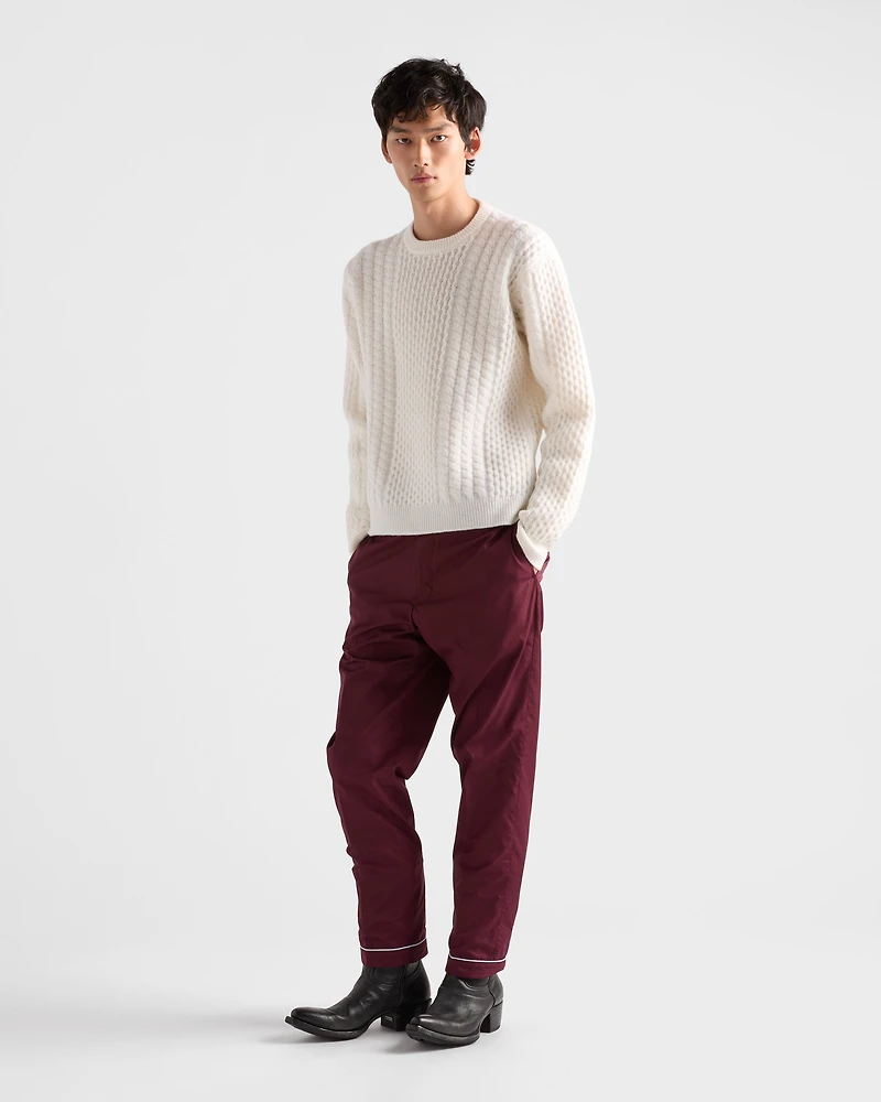 Wool crew-neck sweater