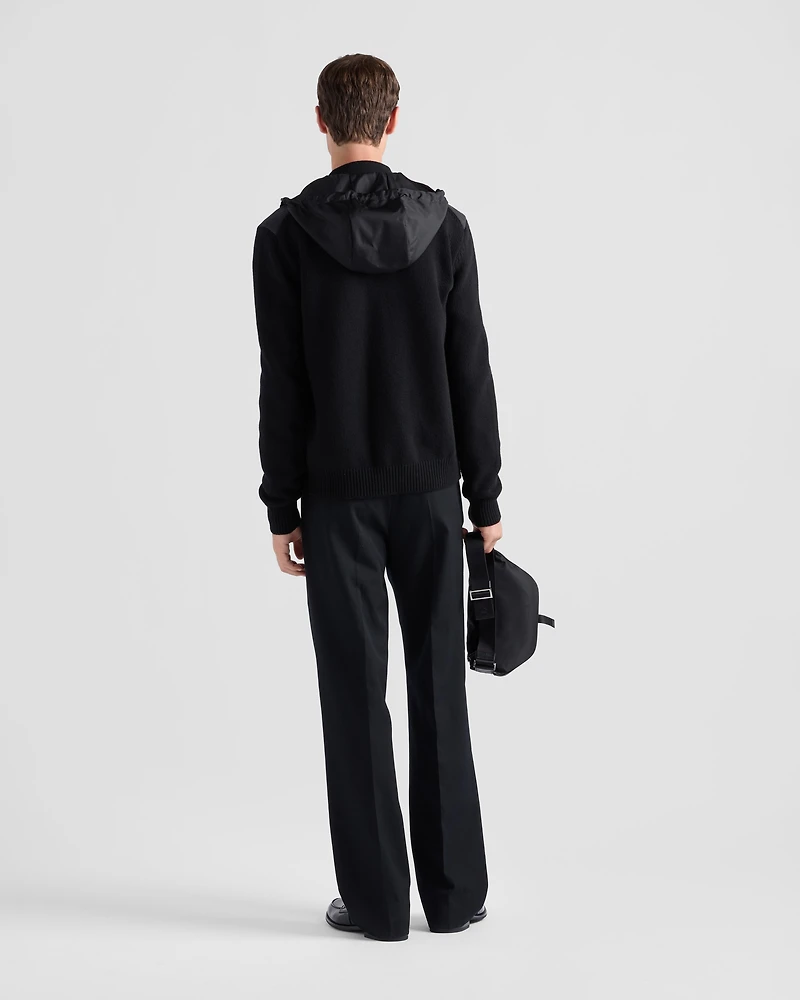 Cashmere and wool cardigan