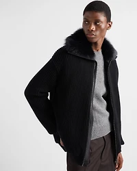 Wool and cashmere cardigan