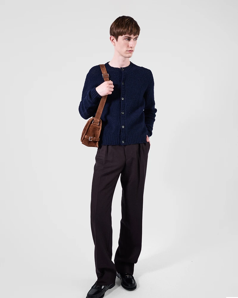 Shetland wool cardigan
