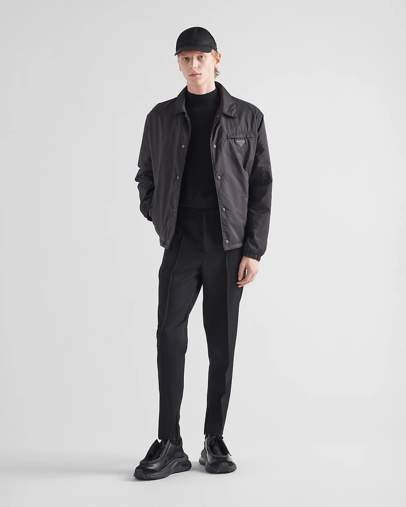 Worsted wool turtleneck sweater