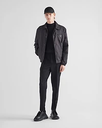 Worsted wool turtleneck sweater