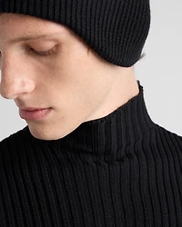 Wool mock turtleneck sweater
