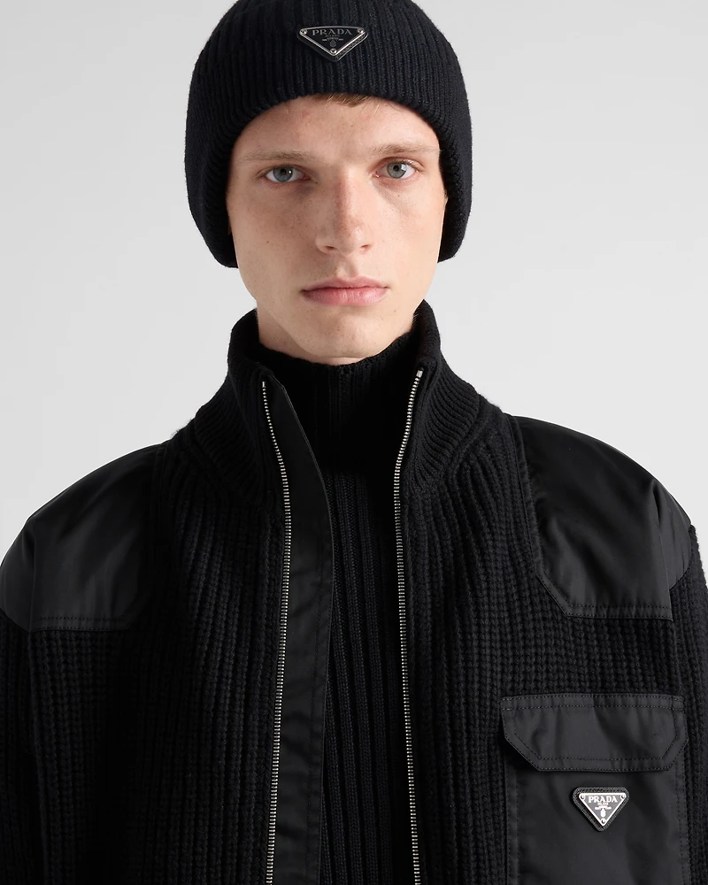 Wool mock turtleneck sweater