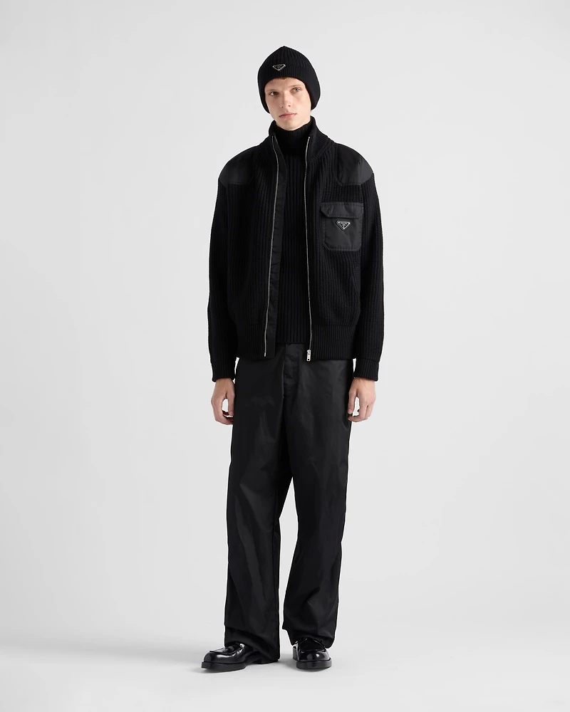 Wool mock turtleneck sweater