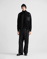Wool mock turtleneck sweater