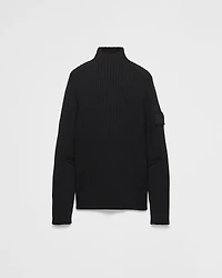 Wool mock turtleneck sweater