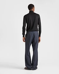 Cashmere and silk turtleneck sweater