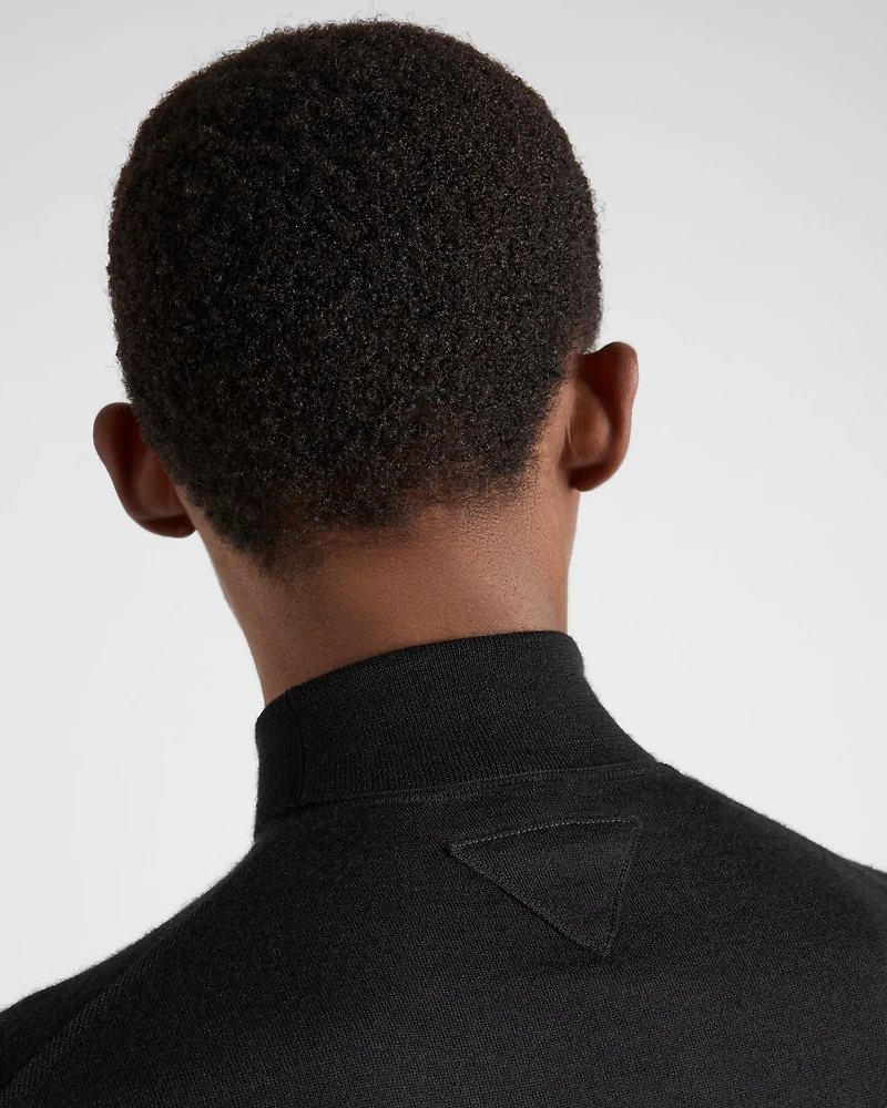 Cashmere and silk turtleneck sweater