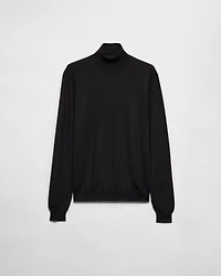 Cashmere and silk turtleneck sweater